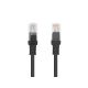 UTP patch cord Lanberg PCU5-10CC-2000-BK (RJ45 - RJ45 ; 20m; UTP; cat. 5e; black color)