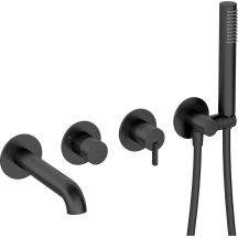Deante SILIA BQSN18P 4-hole concealed bathtub tap