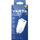 7. Varta 57956 101 401 Mobile Charger Universal White AC Fast Charging Internal