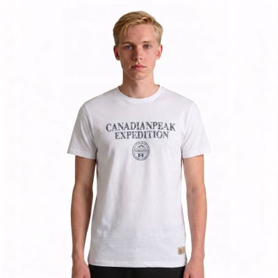 5. Canadian Peak JVICKEAK WHITE RM MEN 254 T-shirt (RBMSZ1308H/CP-BLANC)