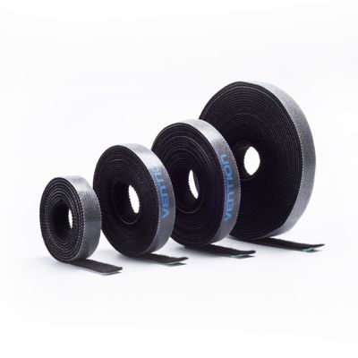 Vention 5m black cable organizer Velcro strap