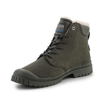 4. Palladium SP20 Cuff Leather Waterproof WL U 79067-325-M Olive Night shoes