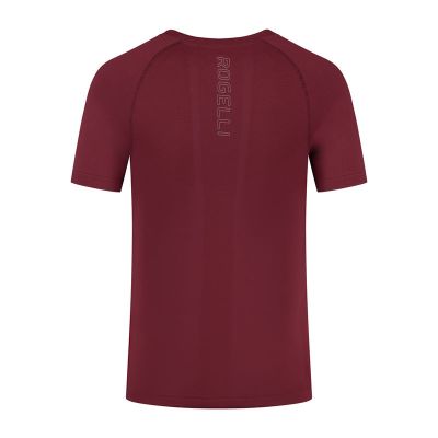 2. Rogelli ESSENTIAL burgundy running shirt 2XL