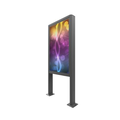 EDBAK POK101 55" floor stand, maximum weight (load capacity) 80 kg, black