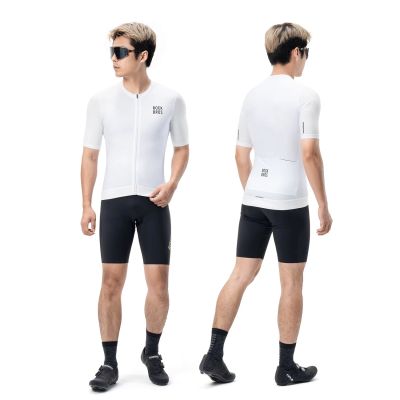 5. Rockbros 15200025 Short Sleeve Cycling Jersey Size M - White