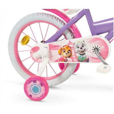 3. Children's bike 16" Paw Patrol Violet 1680 Girl + Children's helmet Paw Patrol pink TOIMSA 10896