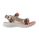 2. Lee Cooper women's shoes velcro sandals for summer beach light gray pink
