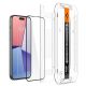 2. Spigen Glas.tR EZ Fit FC Tempered Glass for iPhone 15 Plus - Black