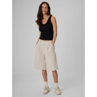 3. Women's slim ribbed knit top 4F 4FRSS26TSLEF337-20S