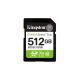2. KINGSTON SDXC 512GB Canvas Select Plus Gen3 150MB/s