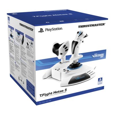 11. Thrustmaster T.Flight Hotas 5 Microsoft Flight Simulator Edition White USB Flight Sim Digital PC, PlayStation 5, PlayStation 4