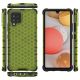 2. Honeycomb Case armor cover with TPU Bumper for Samsung Galaxy A42 5G green