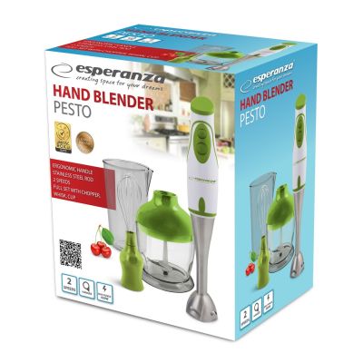 4. Esperanza Crema EKM003G Hand Blender (450W; green)