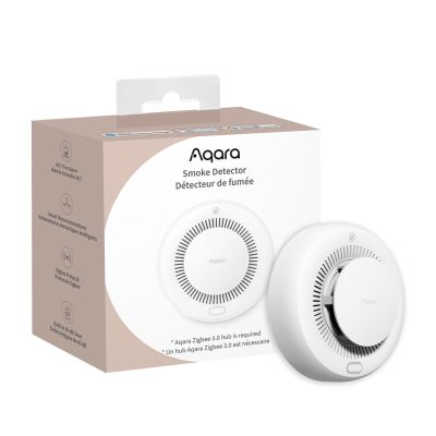 Aqara SD-S01D smart smoke detector, photoelectric reflection sensors, wireless connections