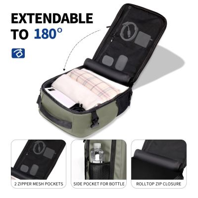 6. Tech-Protect Defender S50 Backpack for Ryanair & Wizzar, 20L Laptop - Olive