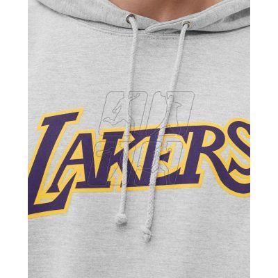 3. Mitchell &amp; Ness Team Logo Hoody Los Angeles Lakers M HDSSINTL1050-LALGREY