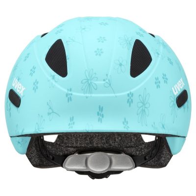 3. Uvex oyo style flowers cyan matt children's bike helmet 50-54