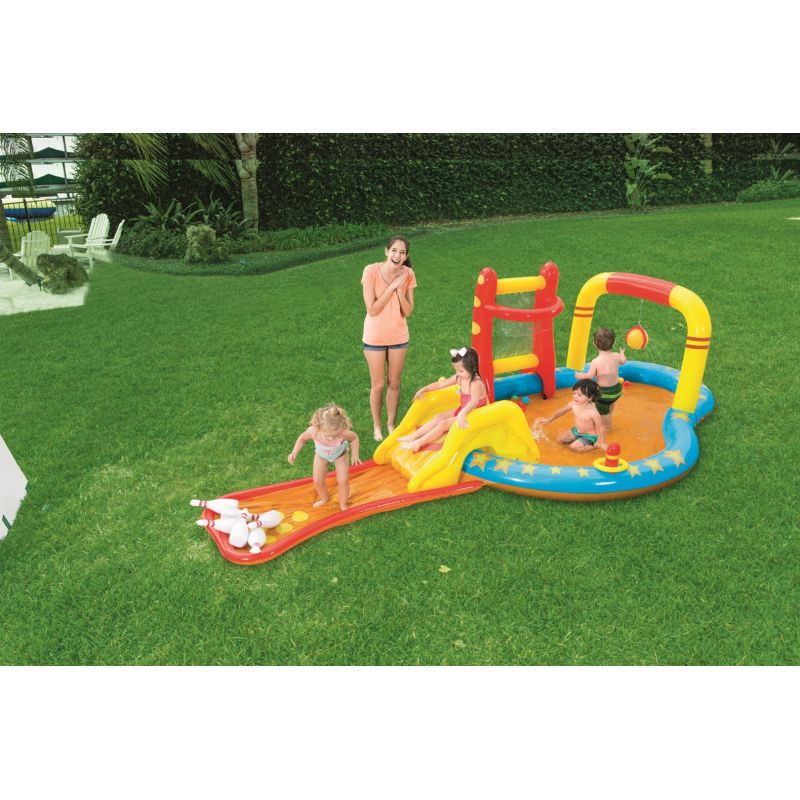 24. Bestway 53068 Inflatable Playground 435x213x117cm