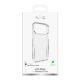 2. Puro Lite Mag TPU+PC Case Compatible with MagSafe for iPhone 17 Pro - Transparent with White Ring