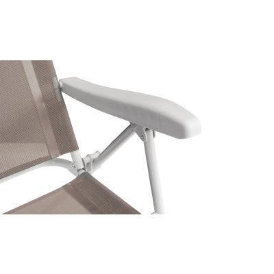 4. Outwell Cromer Toffee Tint Camping Chair 2 x Legs Brown