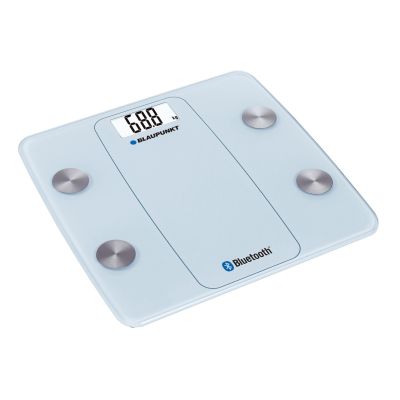 Blaupunkt BSM711BT Bluetooth Bathroom Scale, White