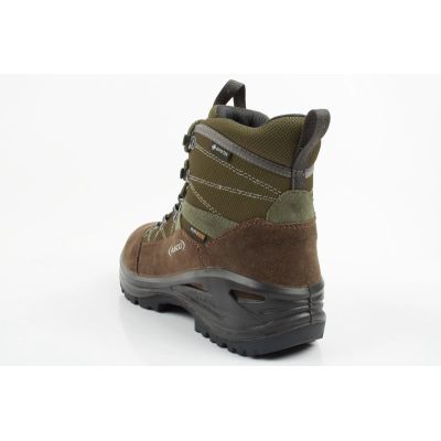 4. Aku Cimon Gore-tex Men's Leather Green Brown Hiking Shoes