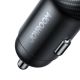 8. Joyroom JR-CCD04 30W 2x USB-C USB-A car charger with display - black