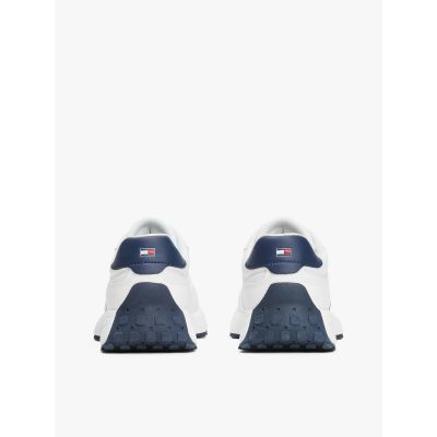 3. Tommy Hilfiger women's FLAG LOW CUT LACE-UP SNEAKERS T3X9-33877-1695X336-X336 WHITE/BLUE