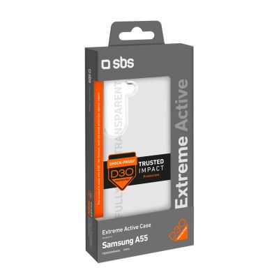 4. SBS D3O Case for Samsung Galaxy A55 - Transparent