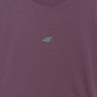 11. Women's T-shirt 4F F2971 dark purple 4FWAW25TTSHF2971 50S