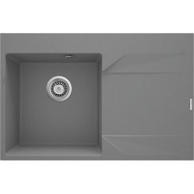 Single-bowl granite sink with drainer - right