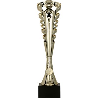 5. Gold plastic cup
