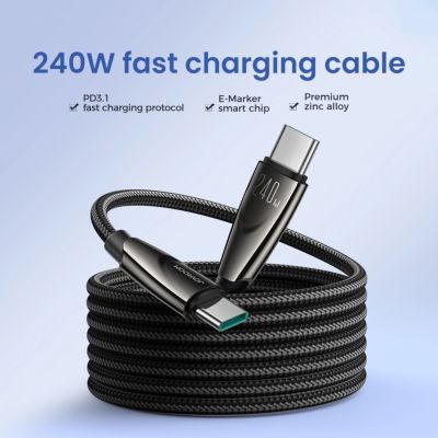 4. Joyroom Pioneer Series SA31-CC5 USB-C / USB-C 240W Cable 1.2m - Black