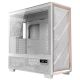 Antec Flux Pro Full-Tower E-ATX PC Case, Tempered Glass – White