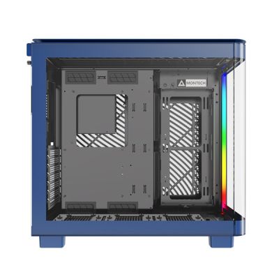 3. Montech KING 95 Midi Tower PC Case Blue