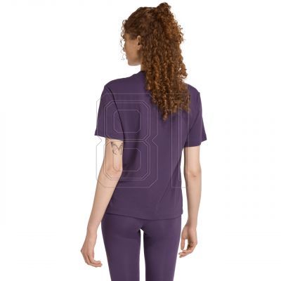 3. adidas Essentials Small Logo Cotton Purple Women's T-Shirt JY4966