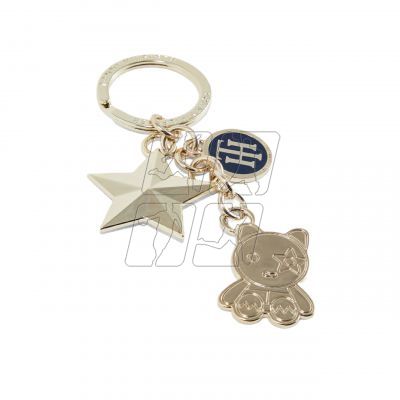 3. Tommy Hilfiger Mascot Leather keychain + case