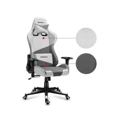 19. Huzaro Force 6.2 White Mesh Gaming Chair
