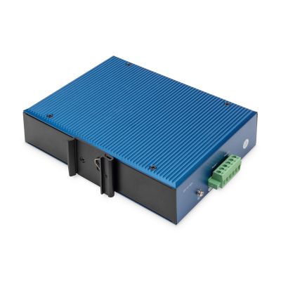2. Industrial switch 16x 1000Base-TX + 2x uplink 1000Base-FX (without module) DIN extended temperature range.
