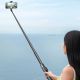 12. Selfie stick Wozinsky WRZP1 with automatically extendable legs, tripod function, 1.7m - black