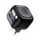 5. Havit UC250 Travel Charger with Extendable Cable (Black)