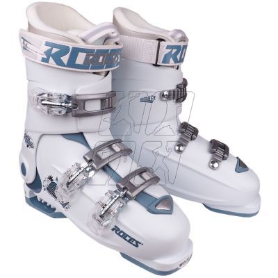 4. Roces Idea Free Ski Boots White/Blue 450492 23