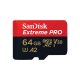 SanDisk EXTREME PRO 64GB 200/90MB/s MicroSDXC Memory Card A2 C10 V30 UHS-I U3