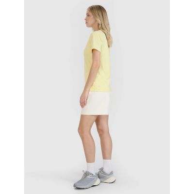 5. Women's regular printed T-shirt 4F 4FRSS25TTSHF2786-73S