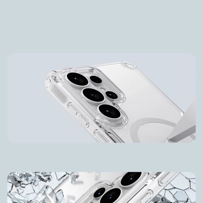 9. Nillkin Nature TPU Pro Case Compatible with MagSafe for Samsung Galaxy S26 Ultra - White