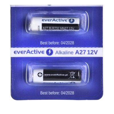 3. EVERACTIVE ALKALINE BATTERIES 27A 12V, BLISTER 5 PCS 27A5BL