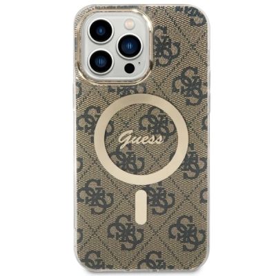 2. Guess GUHMP14XH4STW iPhone 14 Pro Max 6.7" brown/brown hardcase 4G MagSafe