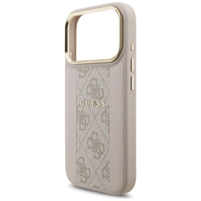 6. Guess 4G Stripe MagSafe Case for iPhone 17 Pro - Pink