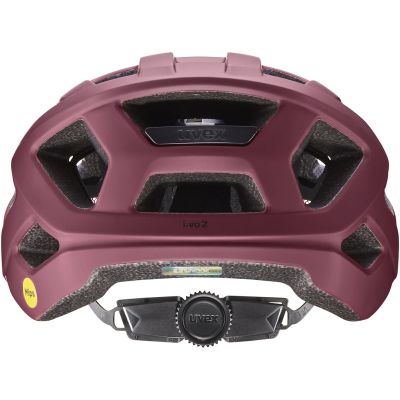3. UVEX I-vo 2 MIPS Bike Helmet 56-60cm, Cranberry/Black Matte