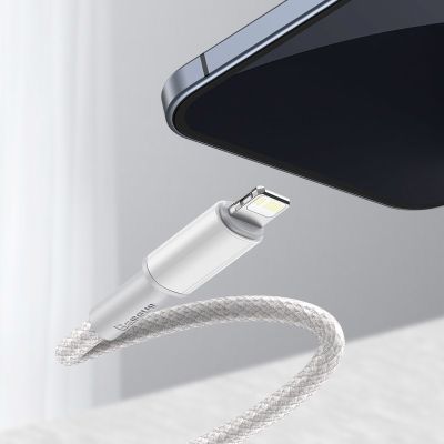 9. BASEUS USB-C to Lightning Cable 20W, 5A, 1m (White)